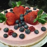 Straberry-Raspberry Cheese Cake 1