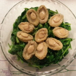 鮑魚扒豆苗
